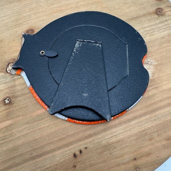 Fused glass art glass Clown Fish tropical island style vibe photo frame 3” - Picture 8 of 8